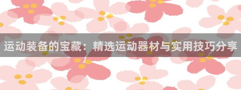 凯捷体育招商电话地址：运动装备的宝藏：精选运动器材与实用技巧