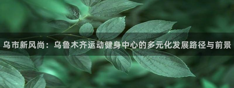 凯捷体育娱乐平台:乌市新风尚:乌鲁木齐运动健身中心的多元化发