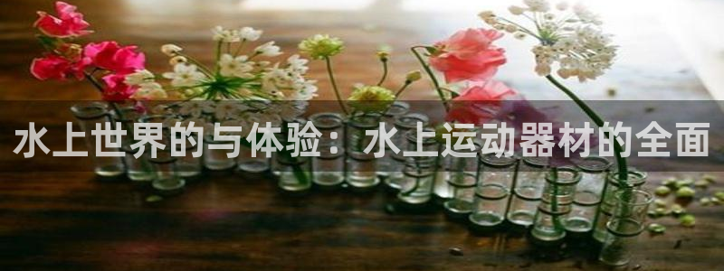凯捷体育平台注册流程视频：水上世界的与体验：水上运动